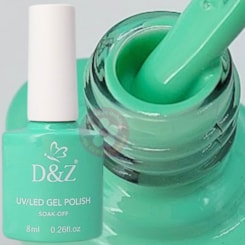 Esmalte em gel D&Z 7,5ml Linha E - Cor: 412 Verde Pastel