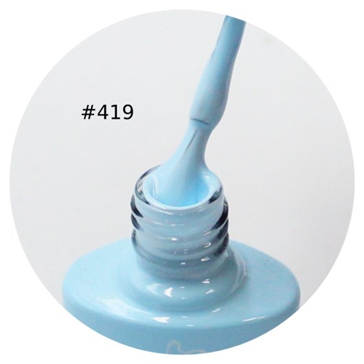 Esmalte em gel D&Z 7,5ml Linha E - Cor: 419 Azul Bebê - Imagem principal - e3b33d18-c6e9-479c-86fb-4b1f5bb13c2b