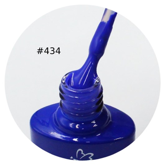 Esmalte em gel D&Z 7,5ml Linha E - Cor: 434 Azul Bic - Imagem principal - ed76da79-e3fd-4b68-9b08-e0949fd542c7