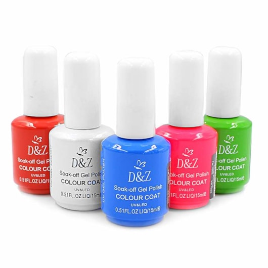 Esmalte Em Gel D&z Linha A 15ml Cor: 001 Bege Claro para unhas