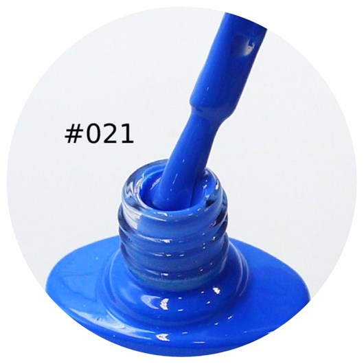 Esmalte Em Gel D&z Linha A 15ml Cor: 021 Azul para unhas