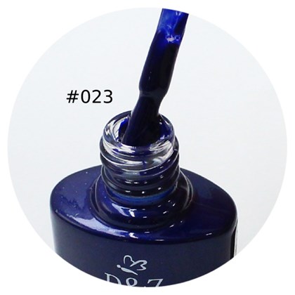Esmalte Em Gel D&Z Linha A 7,5ml Cor: 023 Cintilante Azul Marinho