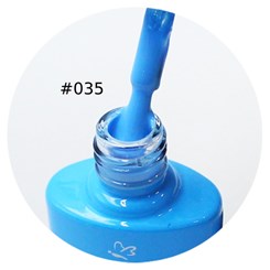 Esmalte Em Gel D&Z Linha A 7,5ml Cor: 035 Azul