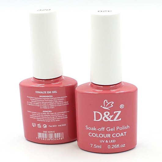 Esmalte Em Gel DeZ Linha C 7,5ml - Cor: 303 Verde Bebê para unhas