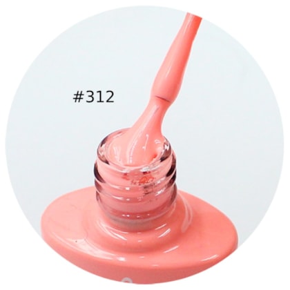 Esmalte Em Gel DeZ Linha C 7,5ml - Cor: 312 Rosa Neutro