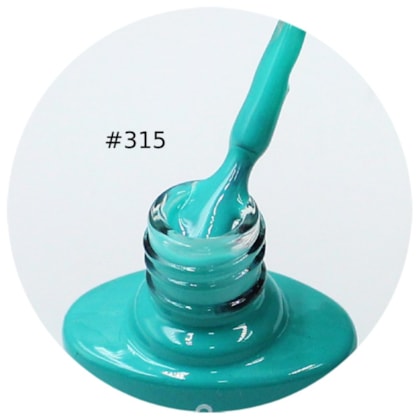 Esmalte Em Gel DeZ Linha C 7,5ml - Cor: 315 Verde Jade