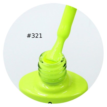 Esmalte Em Gel DeZ Linha C 7,5ml - Cor: 321 Verde Neon