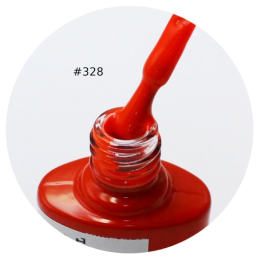 Esmalte Em Gel DeZ Linha C 7,5ml - Cor: 328 Vermelho Tomate para unhas