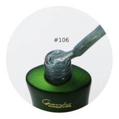 Esmalte em Gel Gcovelis 12ml #106 Cinza Azulado C/ Glitter