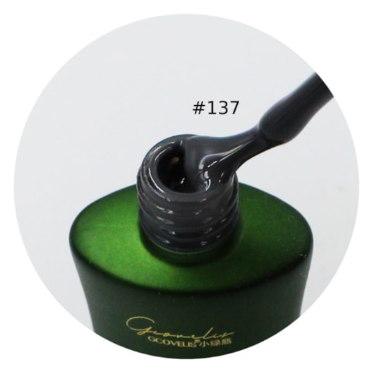 Esmalte em Gel Gcovelis 12ml #137 Cinza Escuro - Imagem principal - c8aecf70-5d4b-487d-b077-d04ec6a8dd35