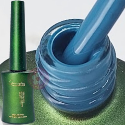 Esmalte em Gel Gcovelis 12ml #146 Azul Petróleo