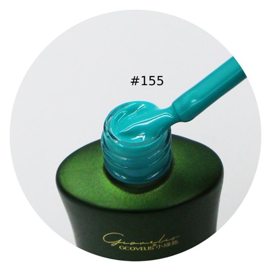 Esmalte em Gel Gcovelis 12ml #155 Verde Tiffany para unhas