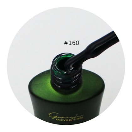 Esmalte em Gel Gcovelis 12ml #160 Verde Bandeira