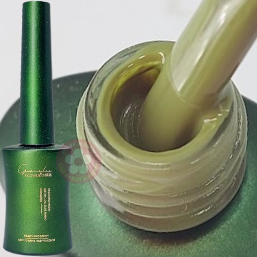 Esmalte em Gel Gcovelis 12ml #162 Verde Oliva para unhas