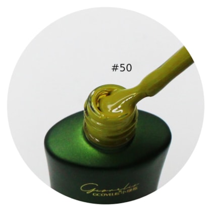 Esmalte em Gel Gcovelis 12ml #50 Verde Oliva