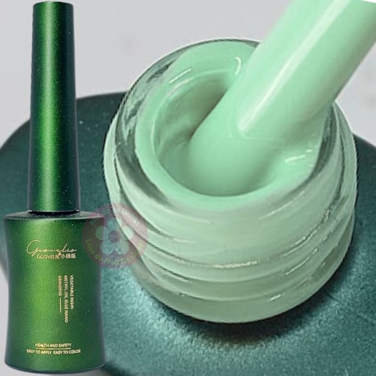 Esmalte em Gel Gcovelis Candy Color Sorvete de menta 4712ml para unhas