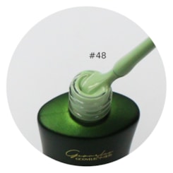 Esmalte em Gel Gcovelis  Candy color verde cetim 48 12ml