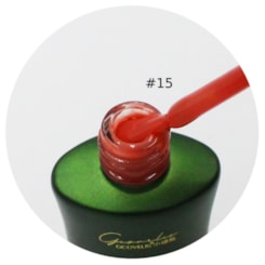 Esmalte em Gel Gcovelis rebu coral 15 12ml