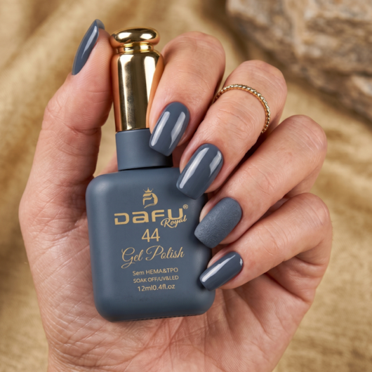 Esmalte em gel Grafite Azulado 44 Dafu 12ml Infinito Glow para unhas
