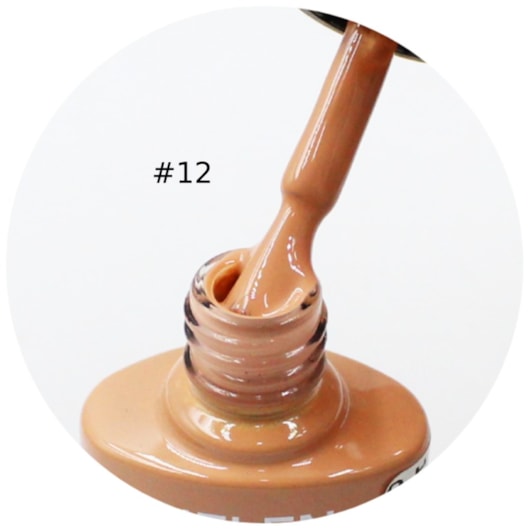 Esmalte Em Gel Helen Color 10ml Anvisa Cor: #12 - Nude para unhas