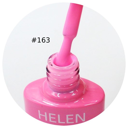 Esmalte Em Gel Helen Color 10ml Anvisa Cor: #163 - Rosa Barbie para unhas