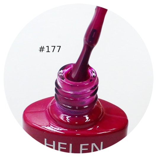 Esmalte Em Gel Helen Color 10ml Anvisa Cor: #177 - Marsala para unhas