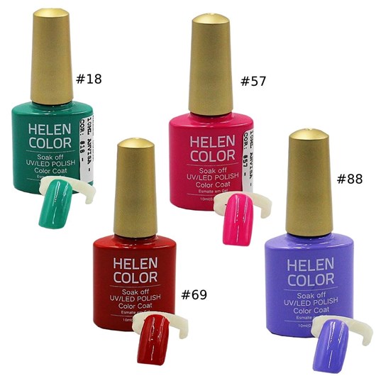 Esmalte Em Gel Helen Color 10ml Anvisa Cor: #180 - Rosa Neon - Imagem principal - 2ec3d07e-bfd3-4927-8970-2ebbf3f249e4