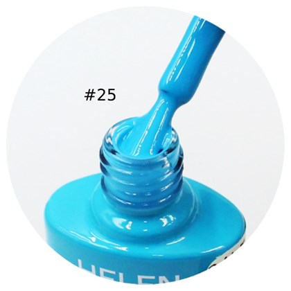Esmalte Em Gel Helen Color 10ml Anvisa Cor: #25 - Azul Turquesa