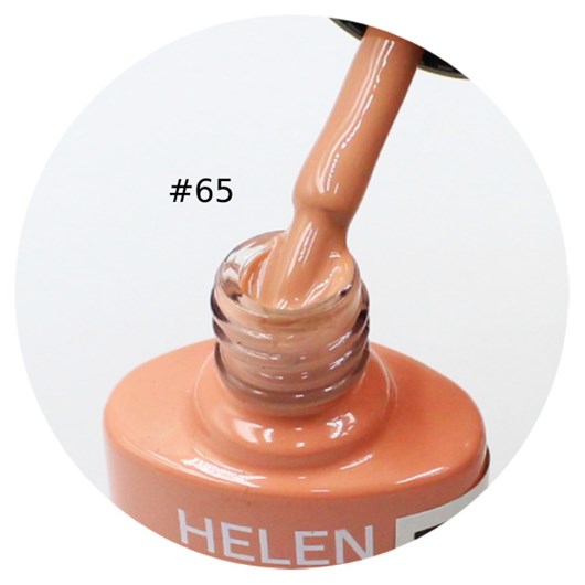 Esmalte Em Gel Helen Color 10ml Anvisa Cor: #65 - Nude para unhas