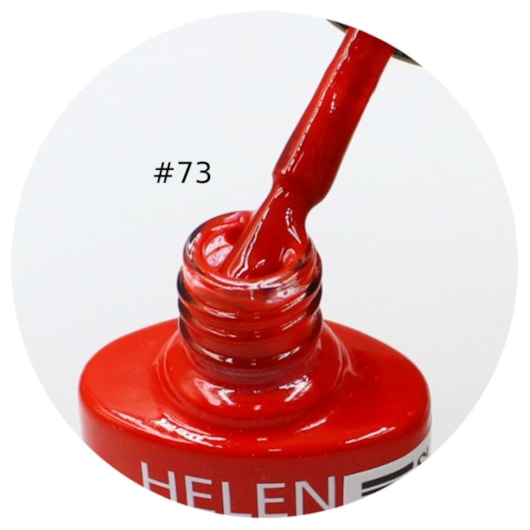 Esmalte Em Gel Helen Color 10ml Anvisa Cor: #73 - Vermelho para unhas