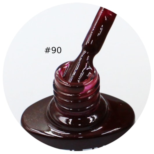 Esmalte Em Gel Helen Color 10ml Anvisa Cor: #90 - Vinho para unhas