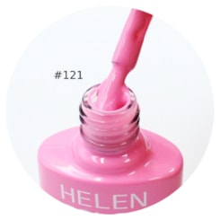 Esmalte em Gel Helen Color 10ml Cor: 121 Rosa Barbie Esmalte em Gel Helen Color 10ml Cor: 121 Rosa Barbie