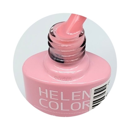 Esmalte em Gel  Helen Color 10ml Cor:126 Rosa Claro Camuflagem