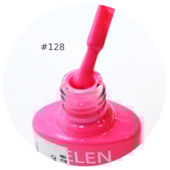 Esmalte em Gel  Helen Color 10ml Cor: 128 Rosa Chiclet