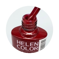Esmalte em Gel  Helen Color 10ml Cor:142 Borgonha