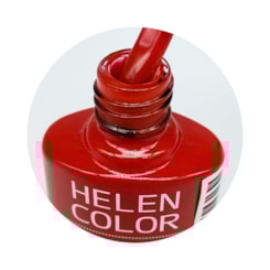 Esmalte em Gel Helen Color 10ml Cor:147 Vermelho fechado Esmalte em Gel Helen Color 10ml Cor:147 Vermelho fechado