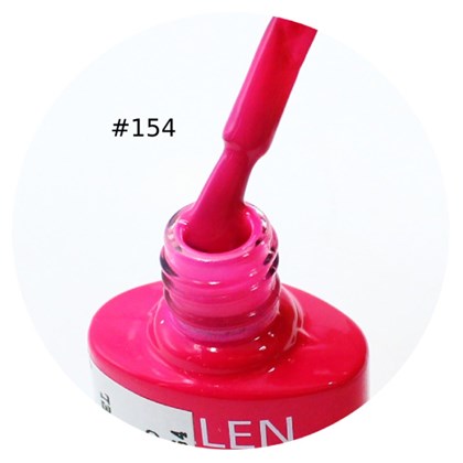 Esmalte em Gel  Helen Color 10ml Cor: 154 Pink Barbie