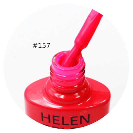 Esmalte em Gel  Helen Color 10ml Cor: 157 Pink Neon para unhas