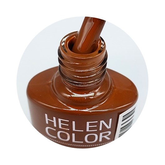 Esmalte em Gel  Helen Color 10ml Cor:208 Chocolate Café - Imagem principal - 07494f0b-6f20-4fa5-9149-8aaa4edeb1f0