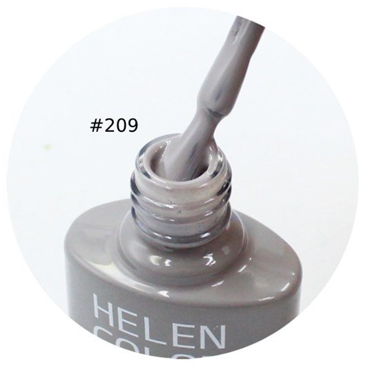 Esmalte em Gel  Helen Color 10ml Cor: 209 Cinza Claro para unhas
