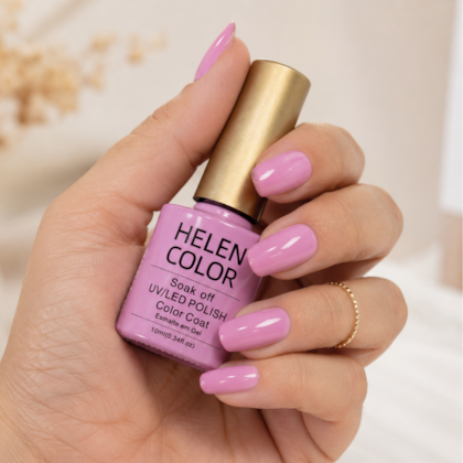 Esmalte em Gel  Helen Color 10ml Cor: 228 Rosa Bebê