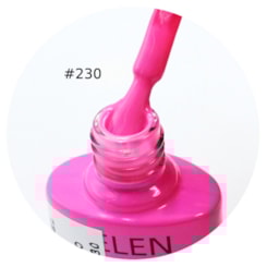 Esmalte em Gel Helen Color 10ml Cor: 230 Rosa Forte Esmalte em Gel Helen Color 10ml Cor: 230 Rosa Forte