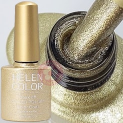 Esmalte em Gel Helen Color 10ml Cor: 28 Champagne c/ Glitter Esmalte em Gel Helen Color 10ml Cor: 28 Champagne c/ Glitter