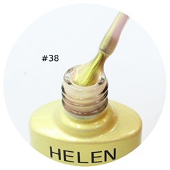 Esmalte em Gel  Helen Color 10ml Cor: 38 Dourado Cintilante
