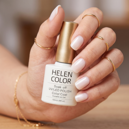 Esmalte em Gel  Helen Color 10ml Cor: 47 Renda