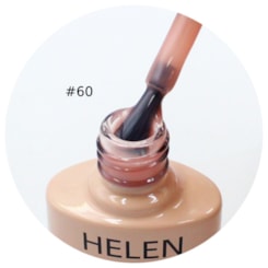 Esmalte em Gel  Helen Color 10ml Cor: 60 Nude Translúcido