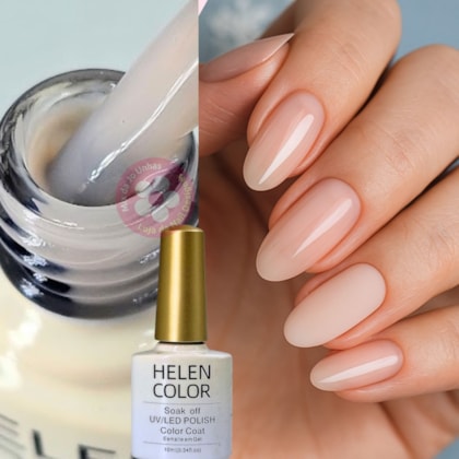 Esmalte em Gel  Helen Color 10ml Cor: 65 Renda