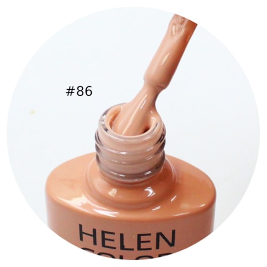 Esmalte em Gel  Helen Color 10ml Cor: 86 Nude para unhas