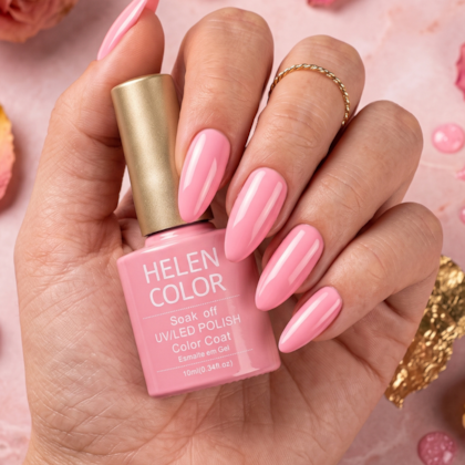 Esmalte em Gel  Helen Color 10ml Cor: 90 Nude Rose