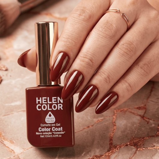 Esmalte em gel Helen Color 12ml Conexão 258 para unhas